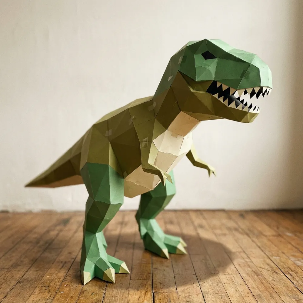 Figura de papercraft armada 2