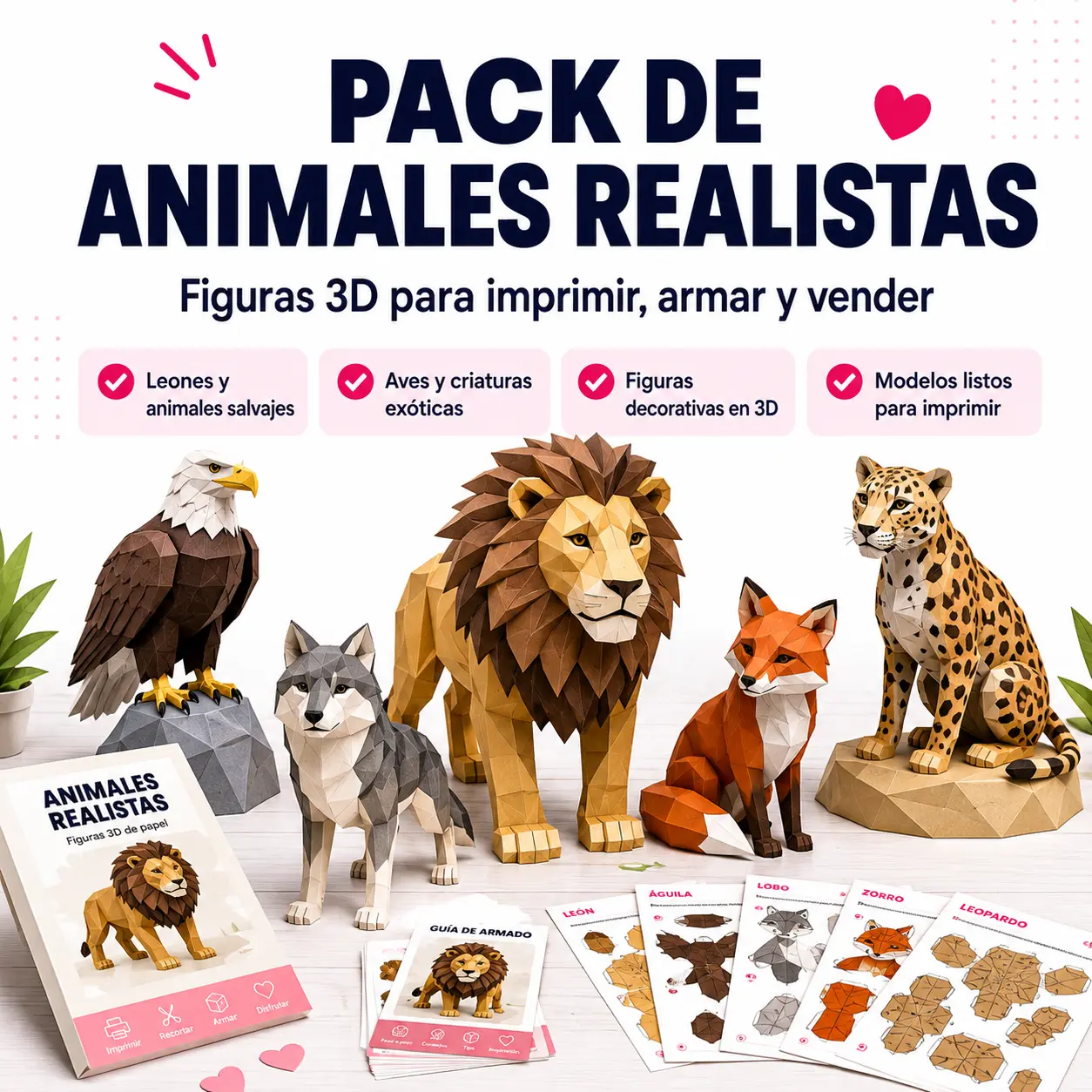 PACK DE ANIMALES REALISTAS