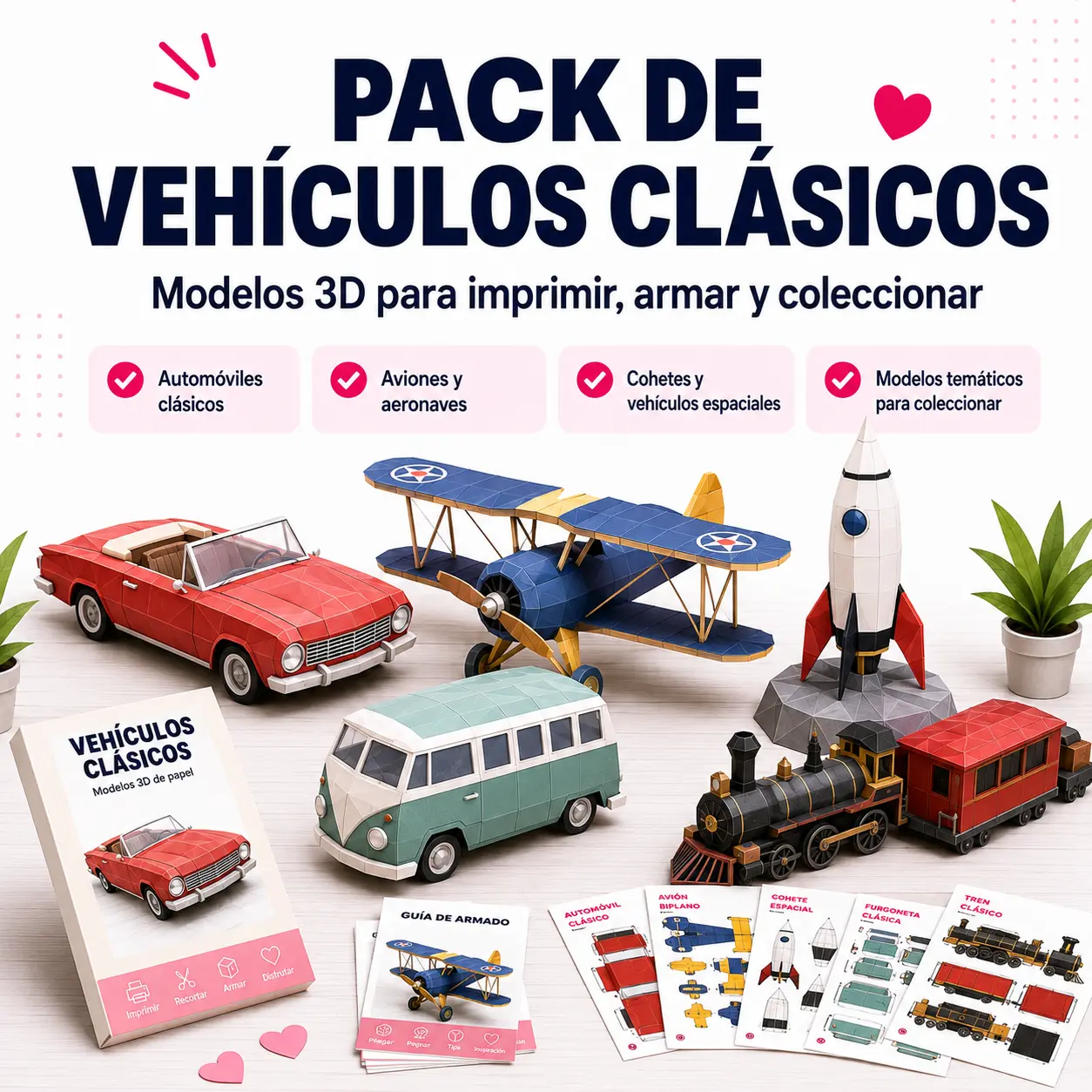 PACK DE VEHÍCULOS CLÁSICOS