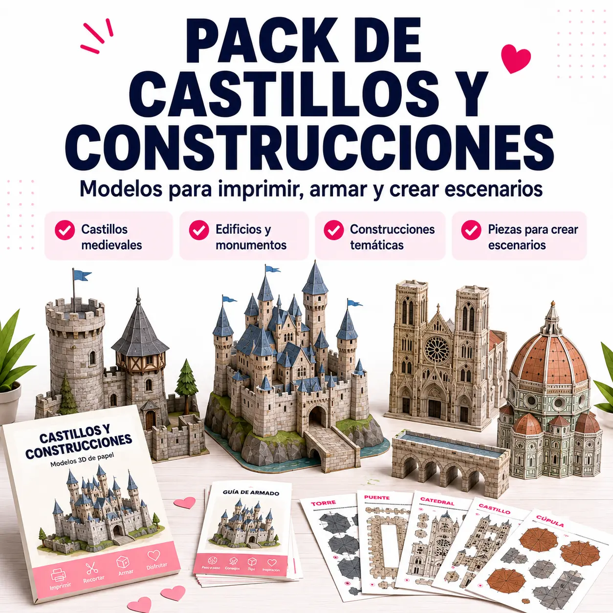 PACK DE CASTILLOS Y CONSTRUCCIONES