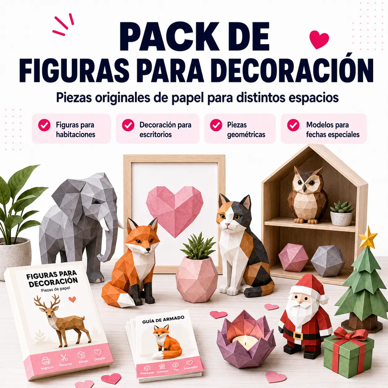 PACK DE FIGURAS PARA DECORACIÓN