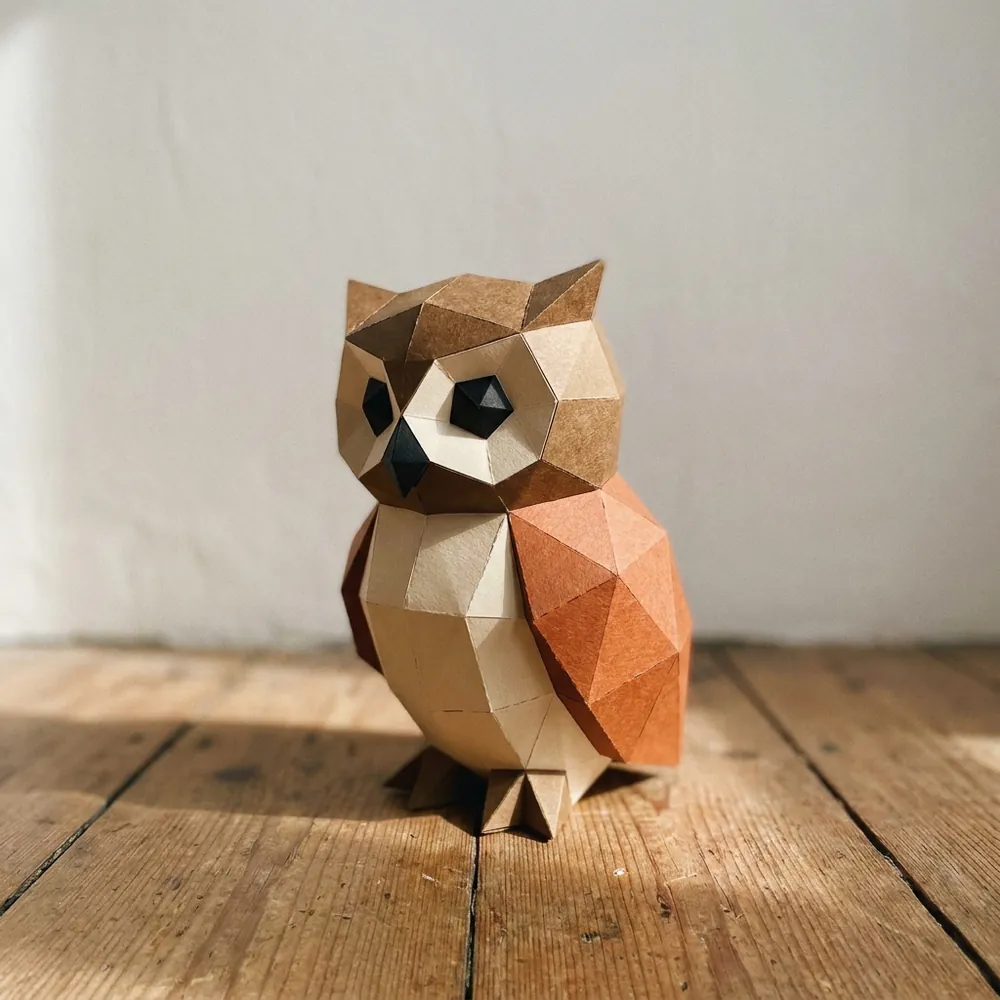 Figura de papercraft armada 8