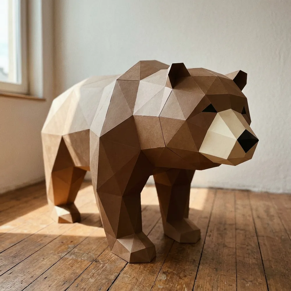 Figura de papercraft armada 7